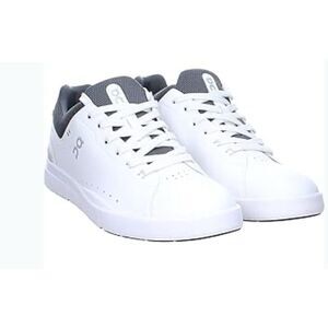 On Running The Roger Advantage Textile Synthetic White Rock Trainers Size 10.5